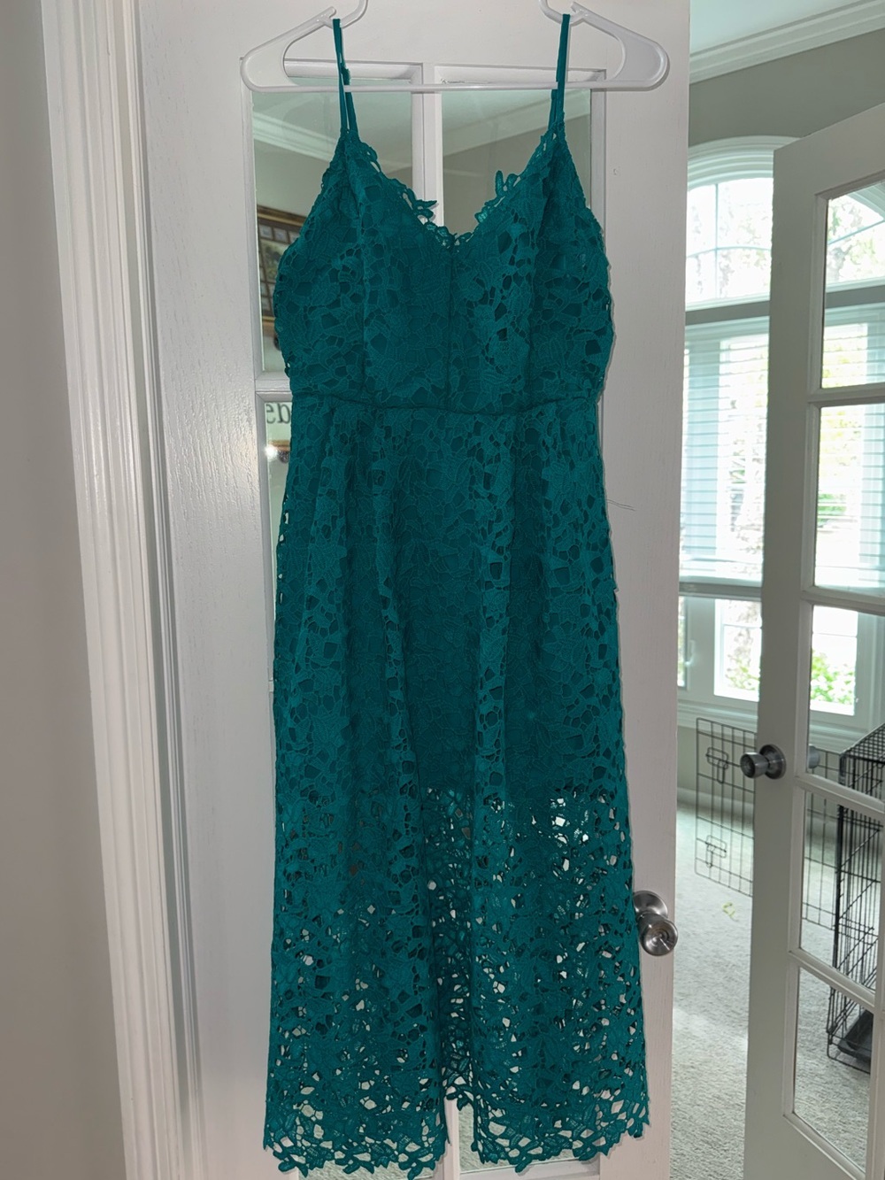 Astr The Label Lace Midi Dress